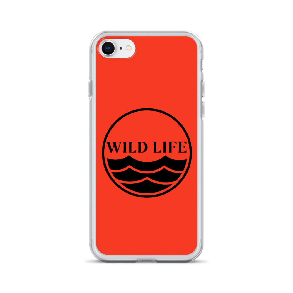 WILD LIFE iPhone Case - Fire Orange