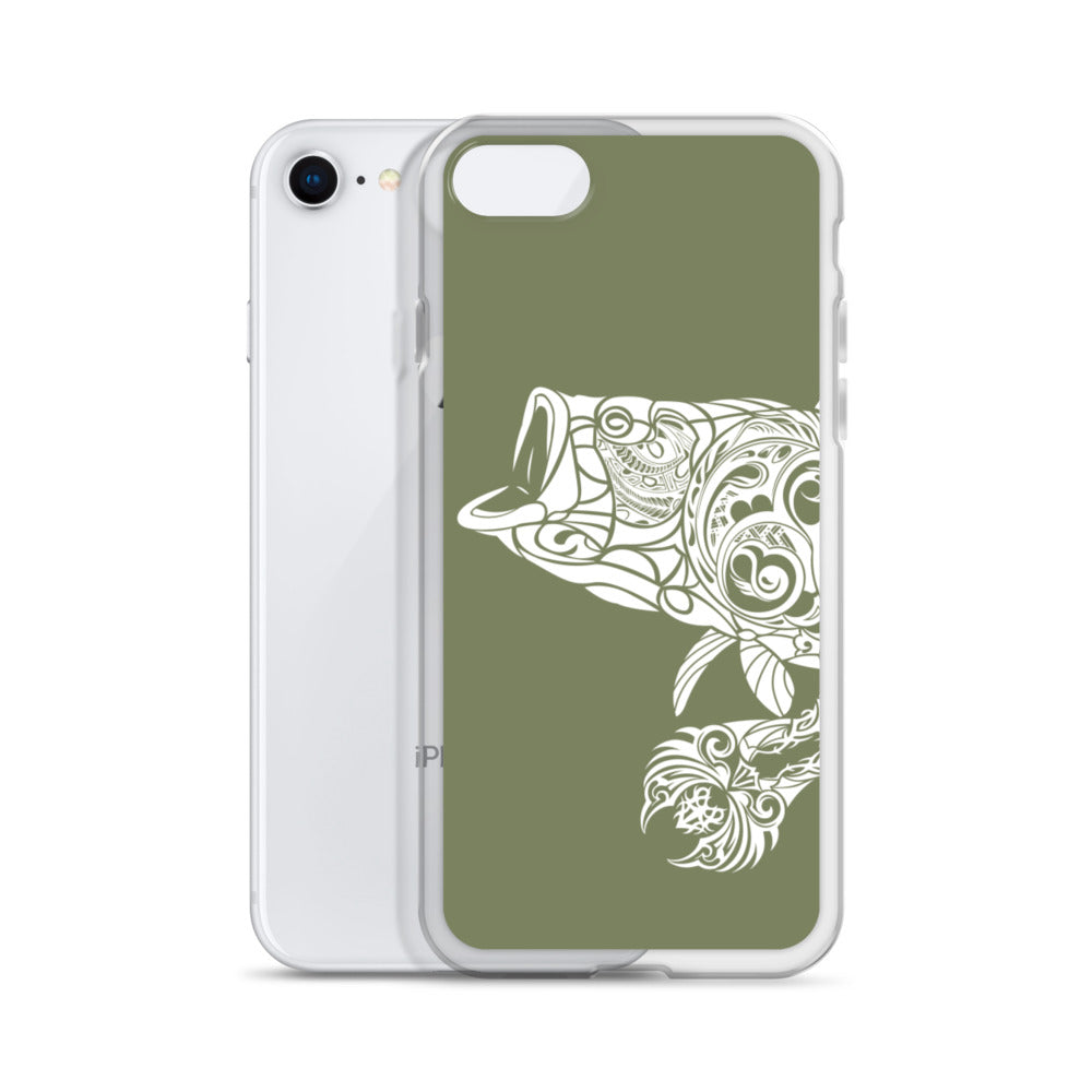 iPhone Case - Largemouth Bass - Forest Green