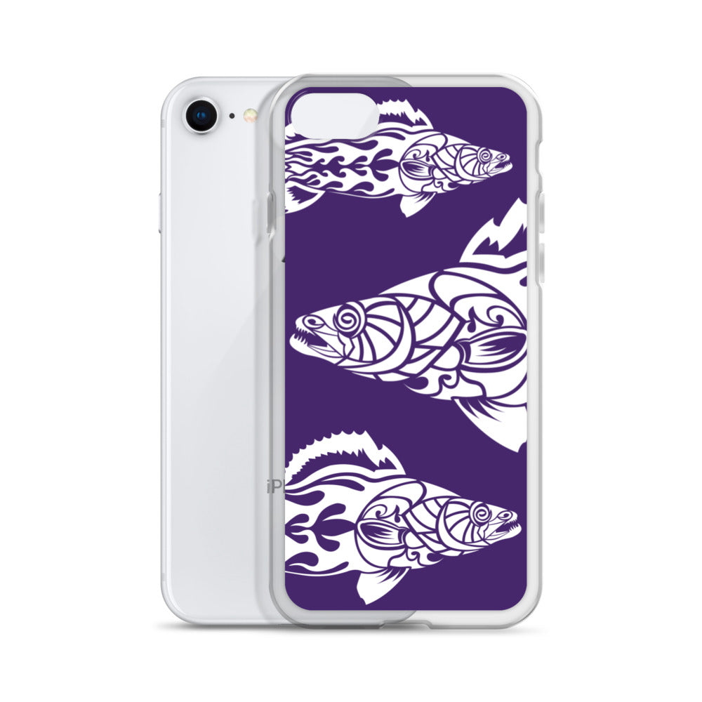 iPhone Case- Walleye - Purple