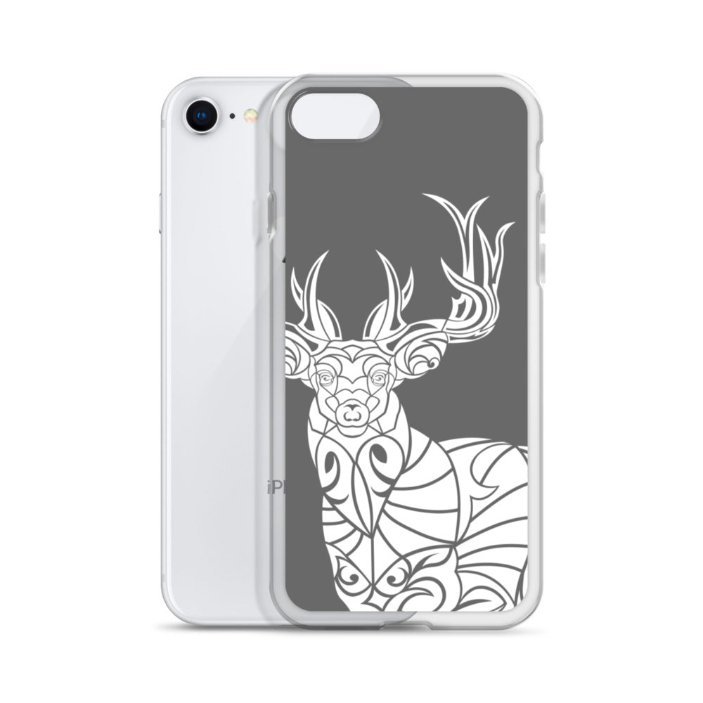 iPhone Case - Whitetail Deer - Grey