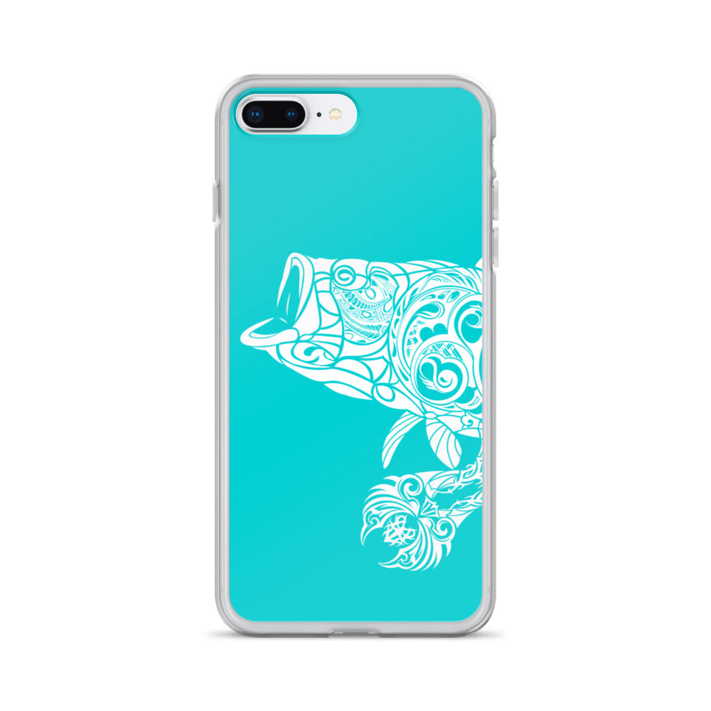 iPhone Case - Largemouth Bass - Turquosie