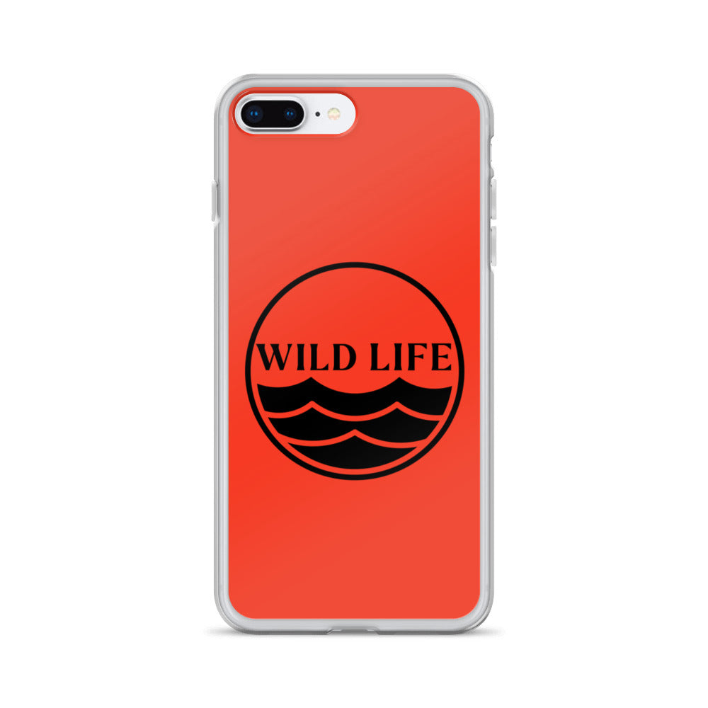 WILD LIFE iPhone Case - Fire Orange