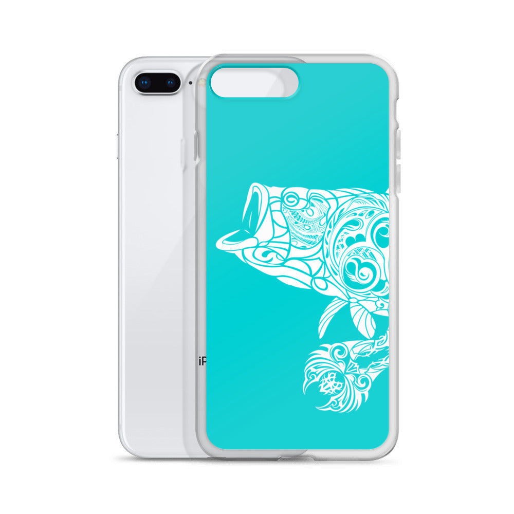 iPhone Case - Largemouth Bass - Turquosie