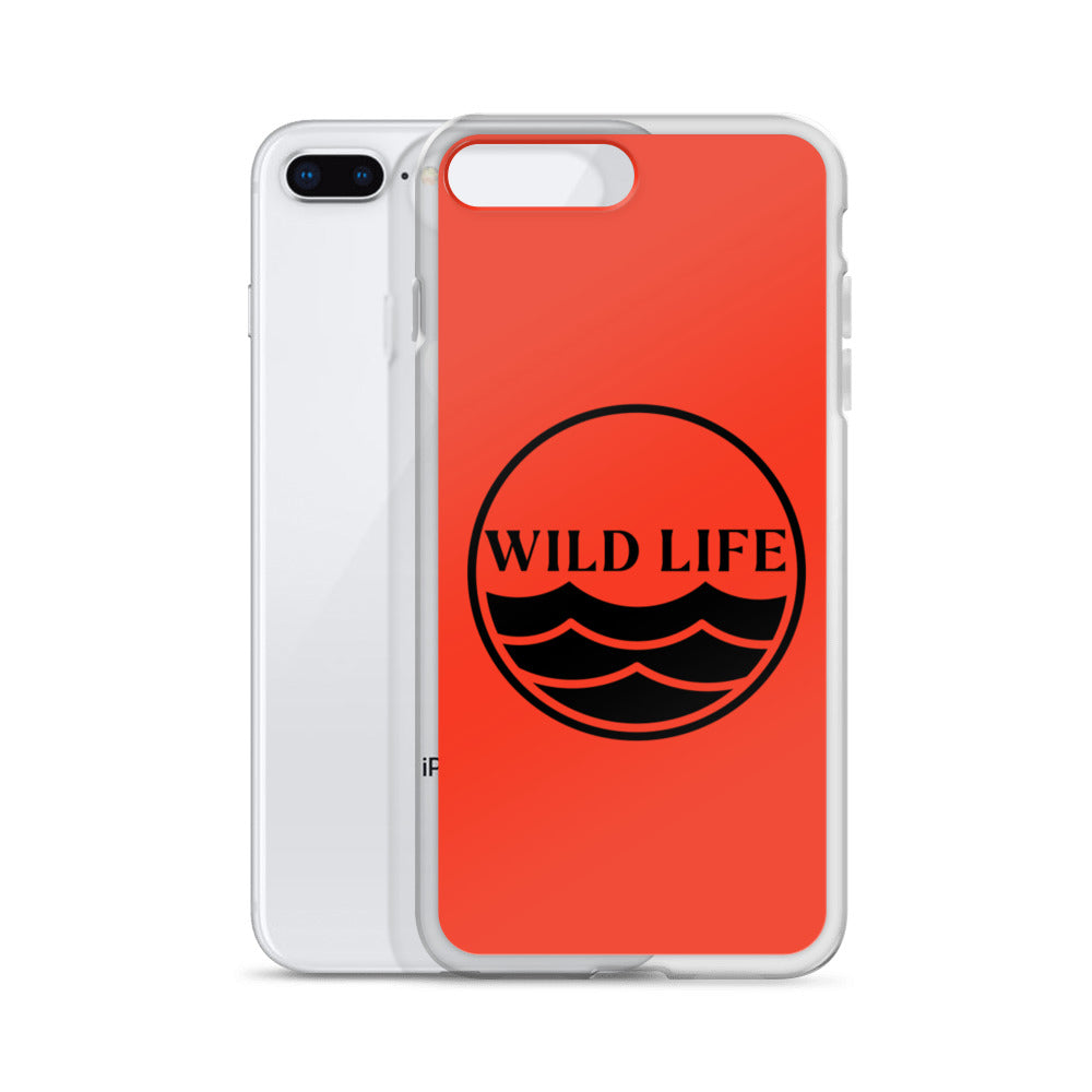 WILD LIFE iPhone Case - Fire Orange