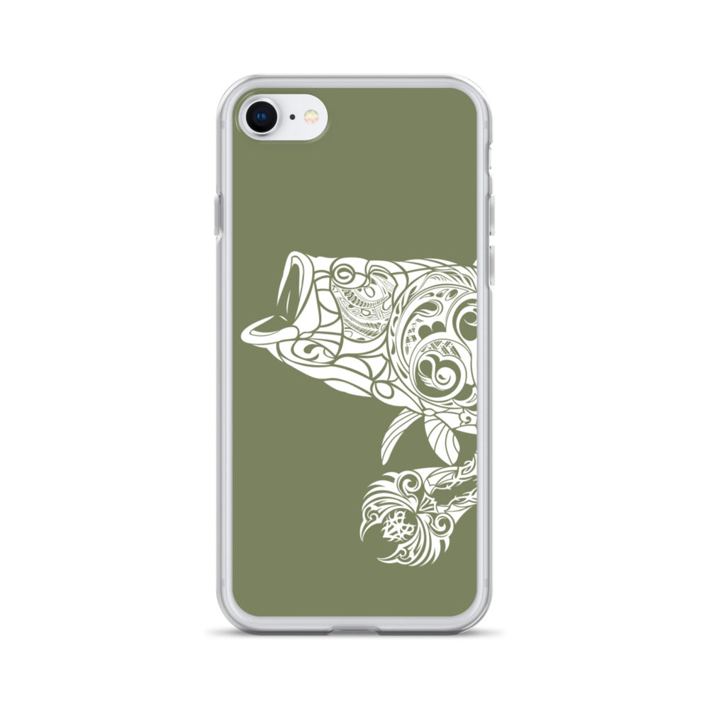 iPhone Case - Largemouth Bass - Forest Green