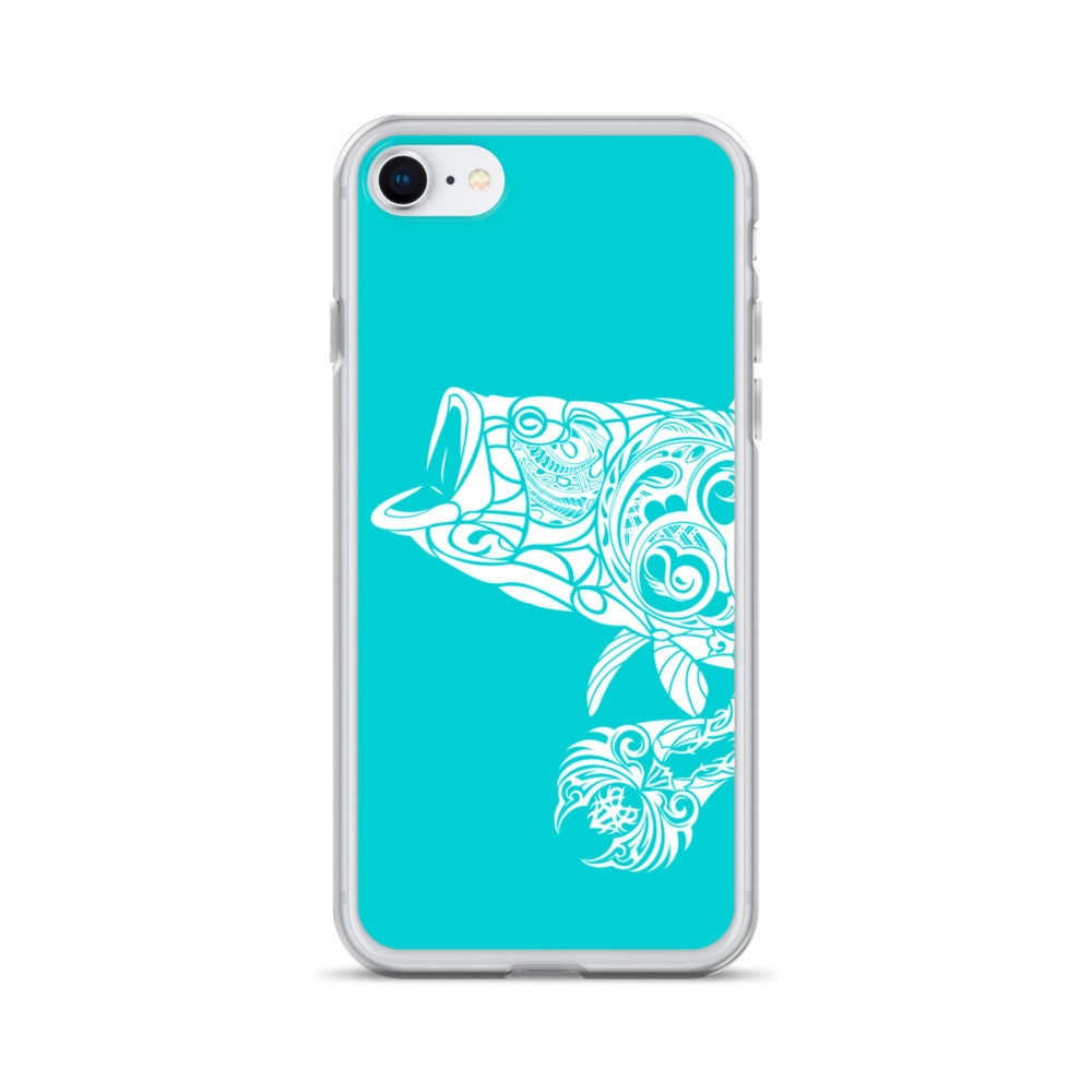 iPhone Case - Largemouth Bass - Turquosie