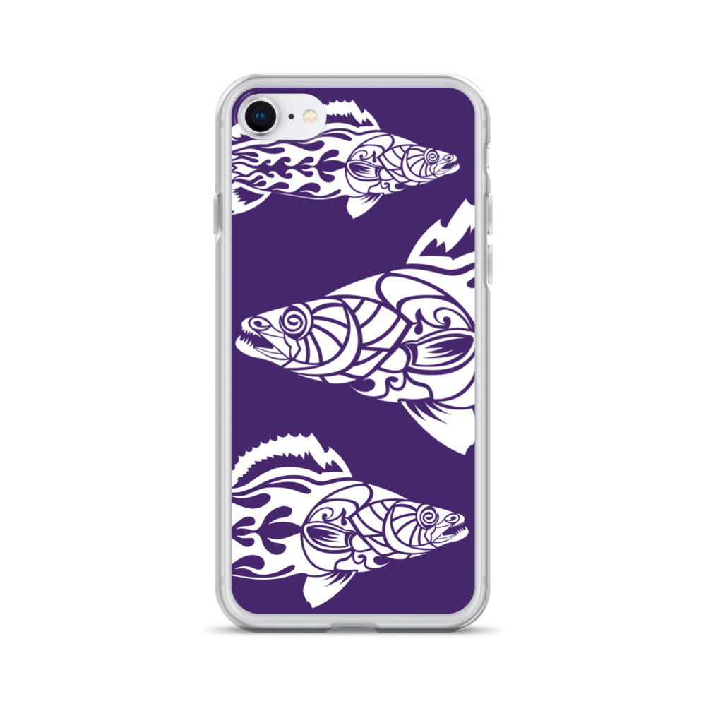 iPhone Case- Walleye - Purple