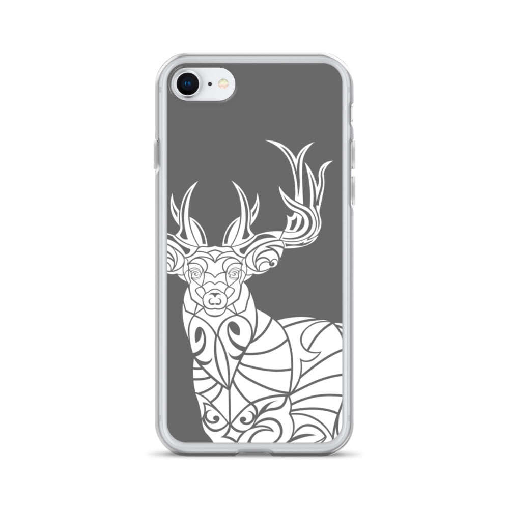 iPhone Case - Whitetail Deer - Grey