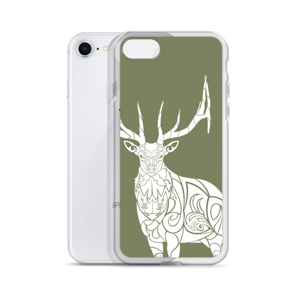 iPhone Case - Elk - Forest Green