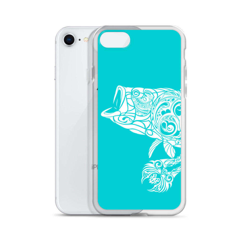 iPhone Case - Largemouth Bass - Turquosie