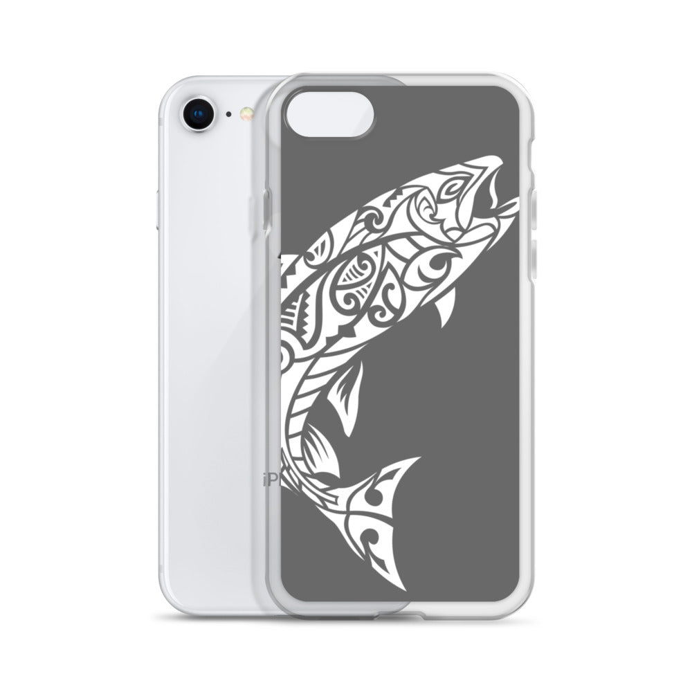 iPhone Case - Rainbow Trout - Grey