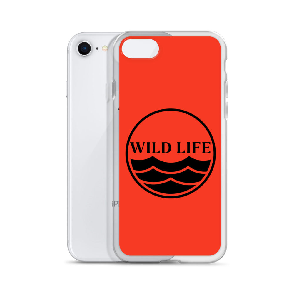 WILD LIFE iPhone Case - Fire Orange