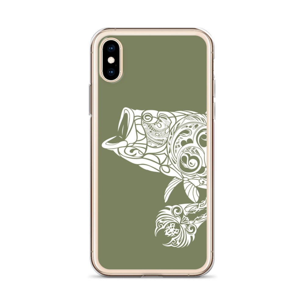 iPhone Case - Largemouth Bass - Forest Green