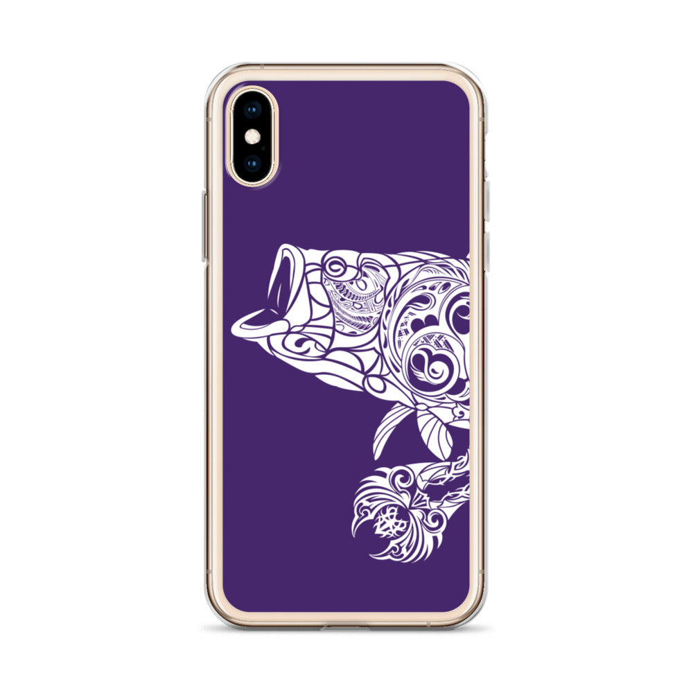 iPhone Case - Largemouth Bass - Purple