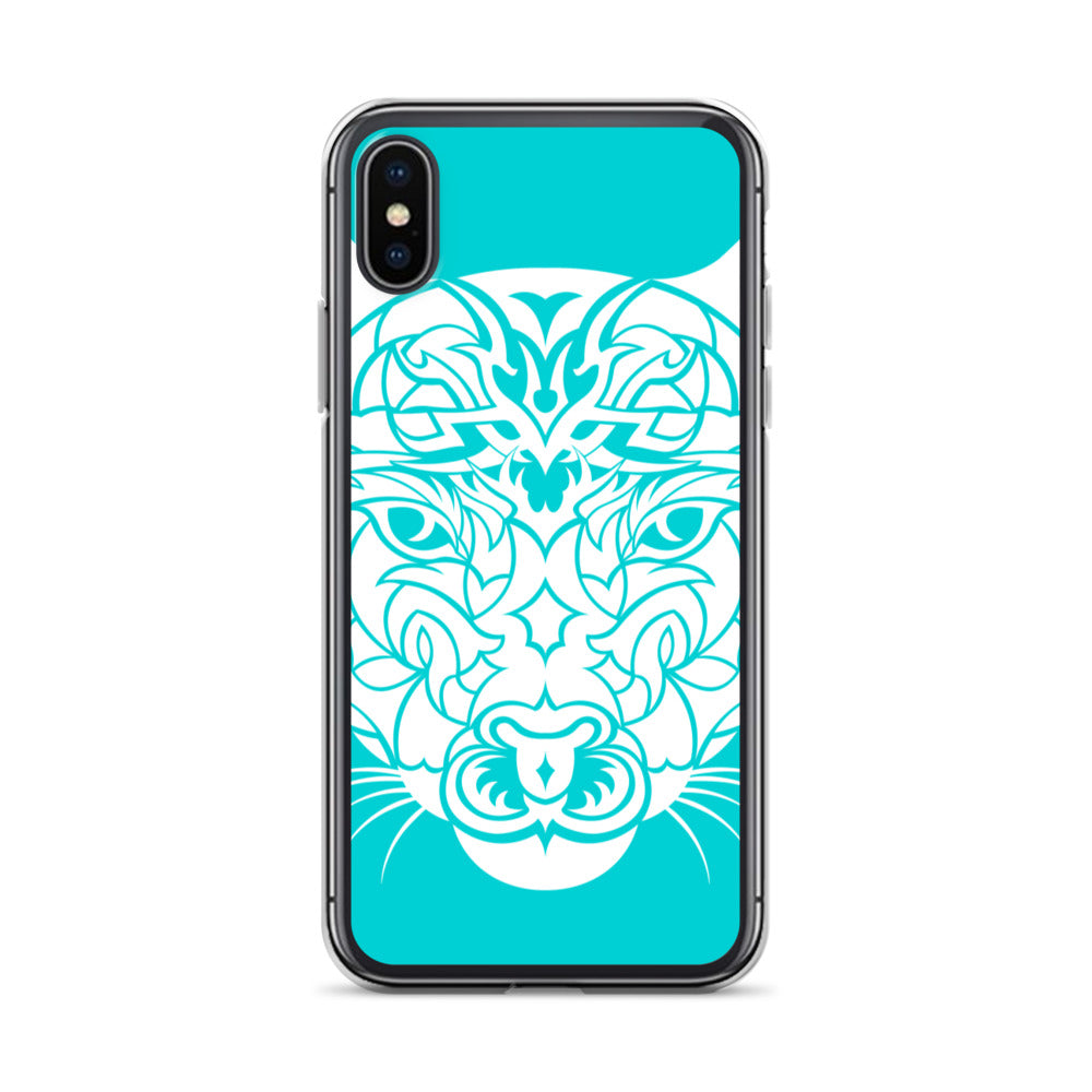 iPhone Case - Mountain Lion - Turquoise