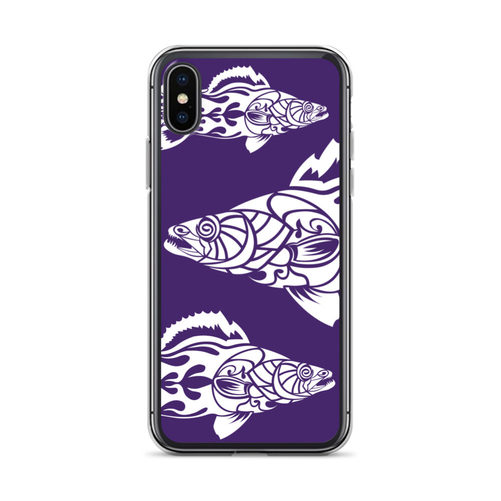 iPhone Case- Walleye - Purple