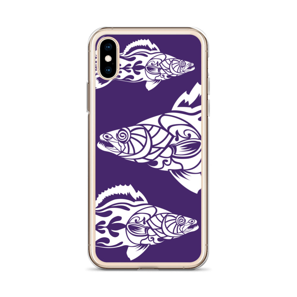 iPhone Case- Walleye - Purple