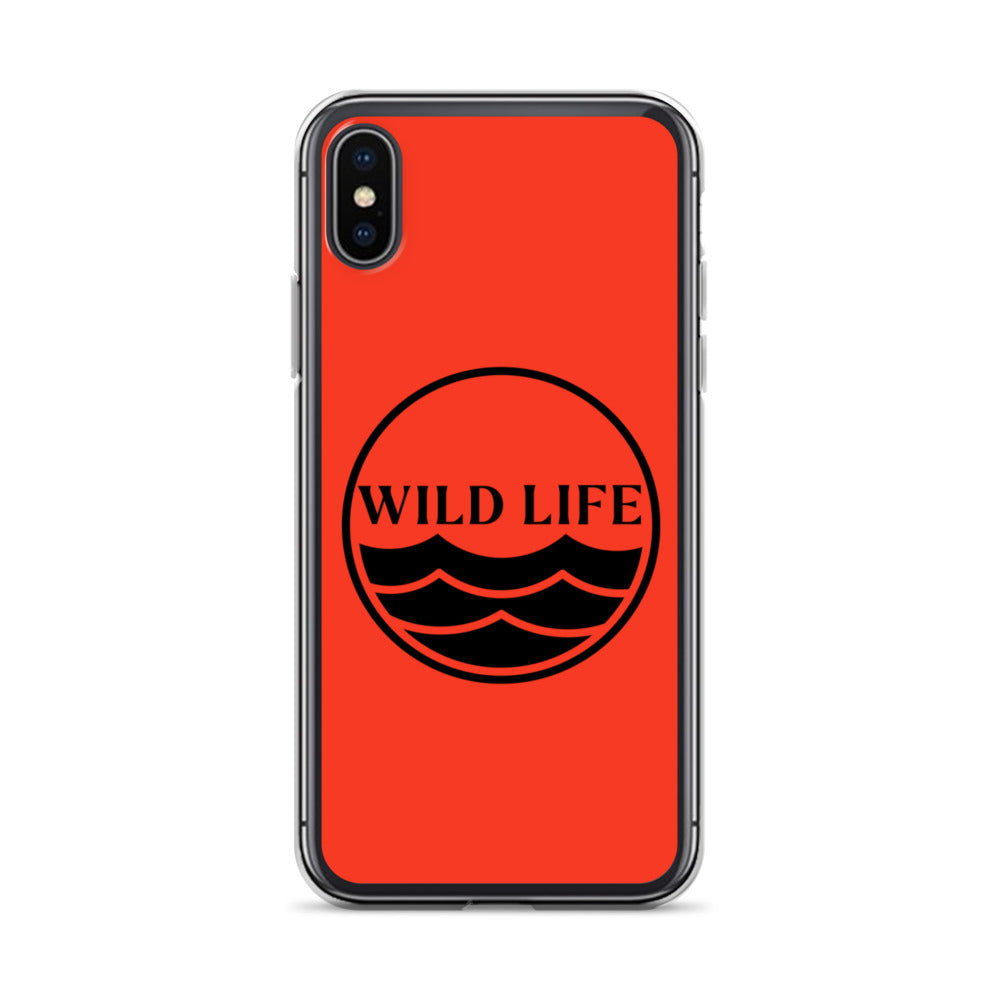 WILD LIFE iPhone Case - Fire Orange