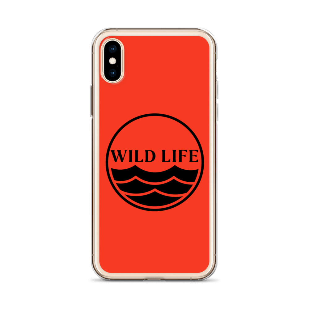 WILD LIFE iPhone Case - Fire Orange