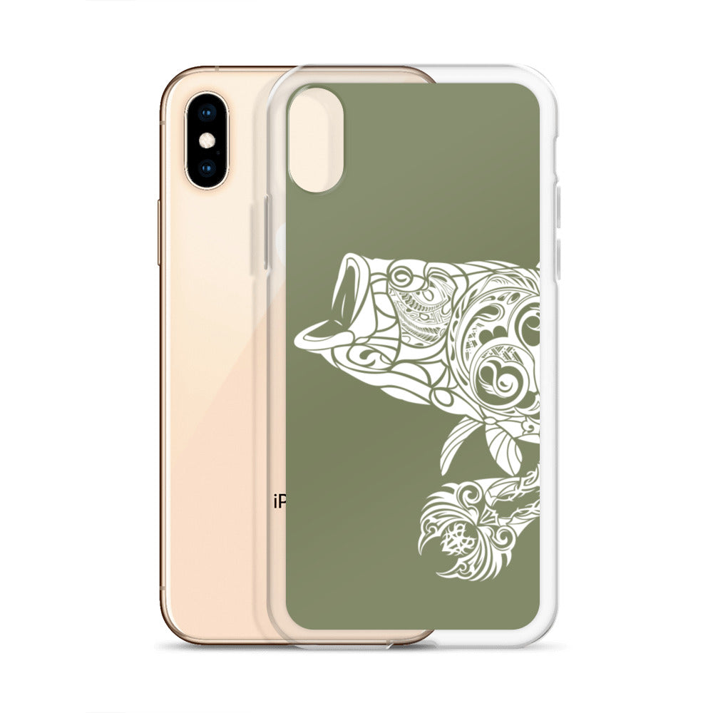 iPhone Case - Largemouth Bass - Forest Green