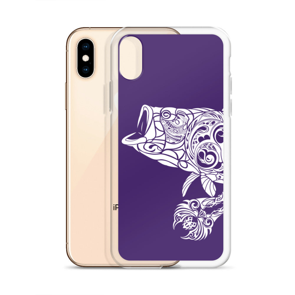 iPhone Case - Largemouth Bass - Purple