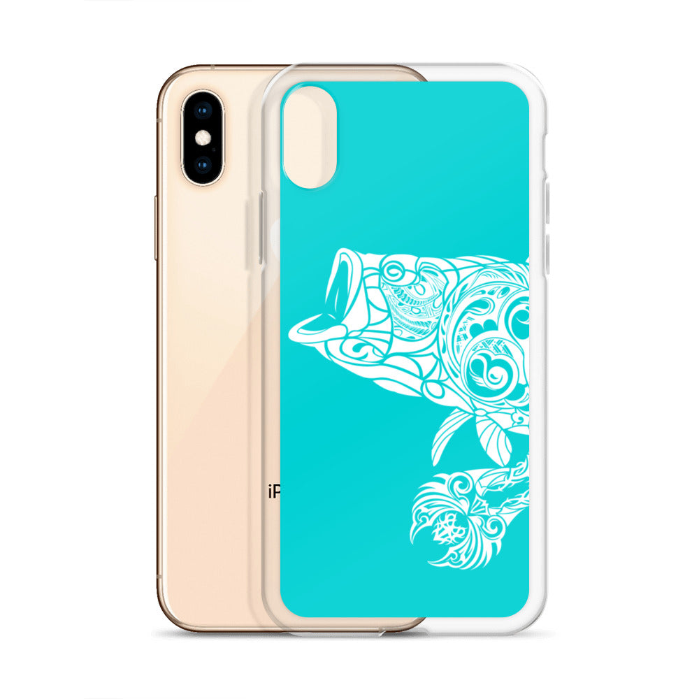 iPhone Case - Largemouth Bass - Turquosie