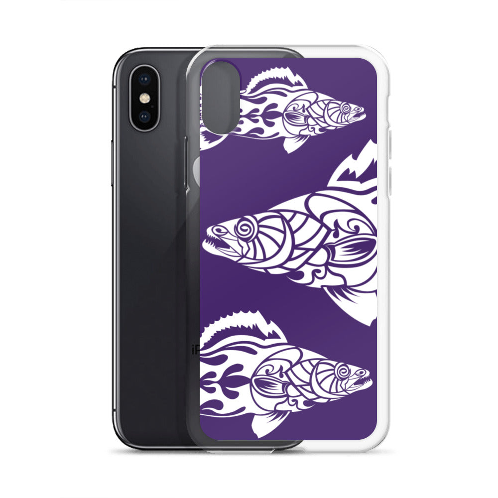 iPhone Case- Walleye - Purple