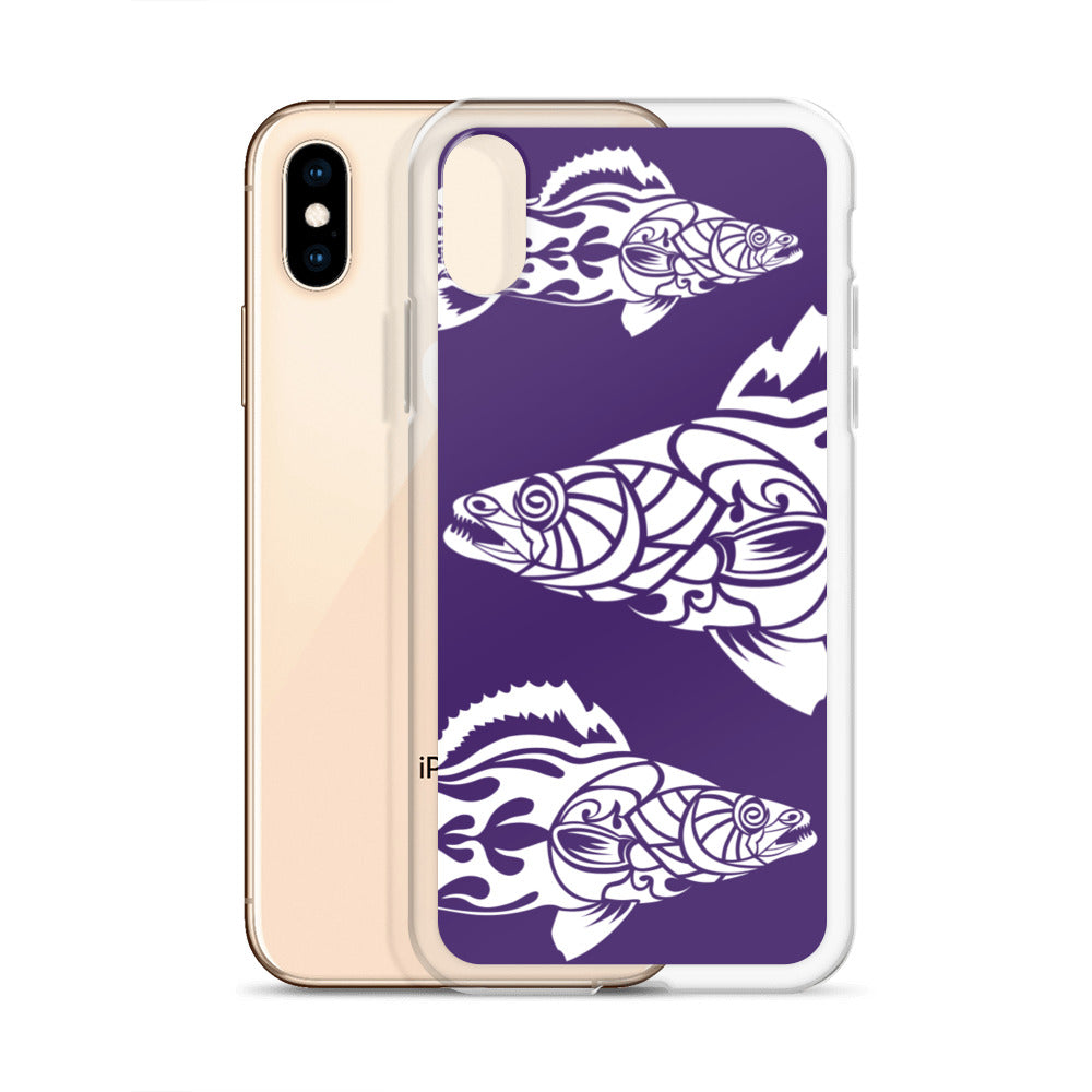 iPhone Case- Walleye - Purple