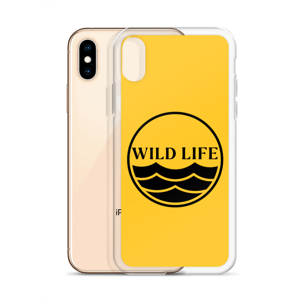 WILD LIFE iPhone Case - Yellow