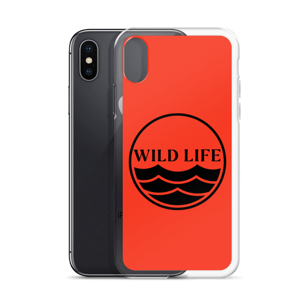 WILD LIFE iPhone Case - Fire Orange