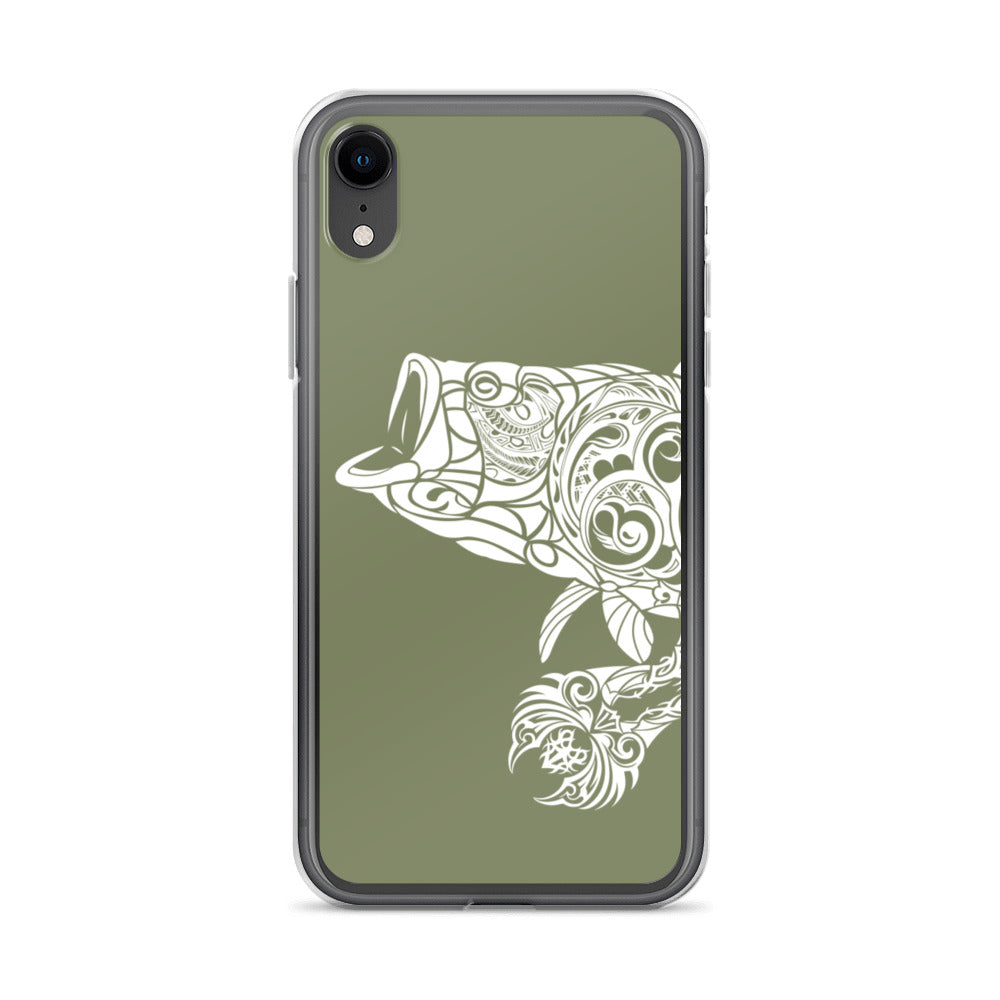 iPhone Case - Largemouth Bass - Forest Green