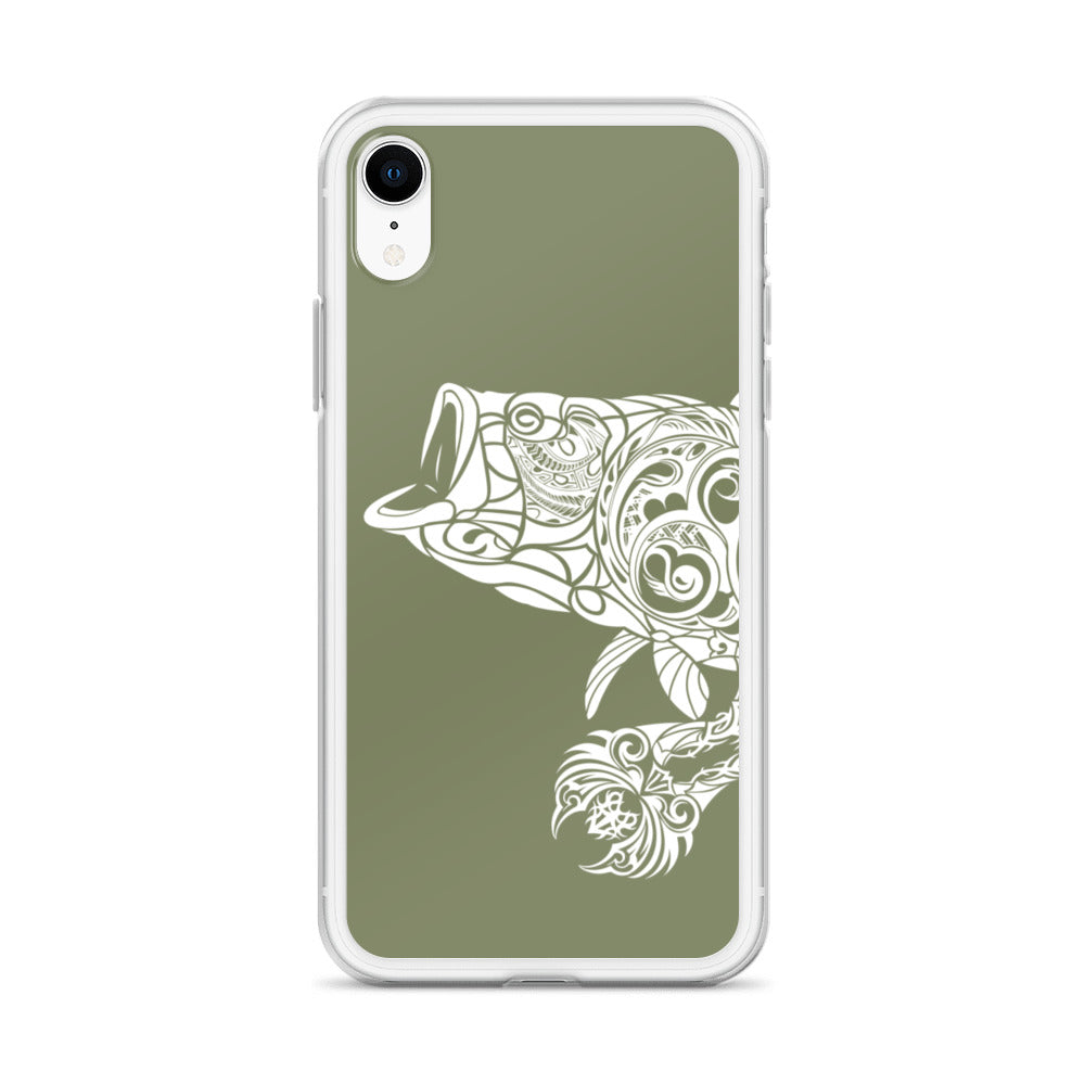 iPhone Case - Largemouth Bass - Forest Green