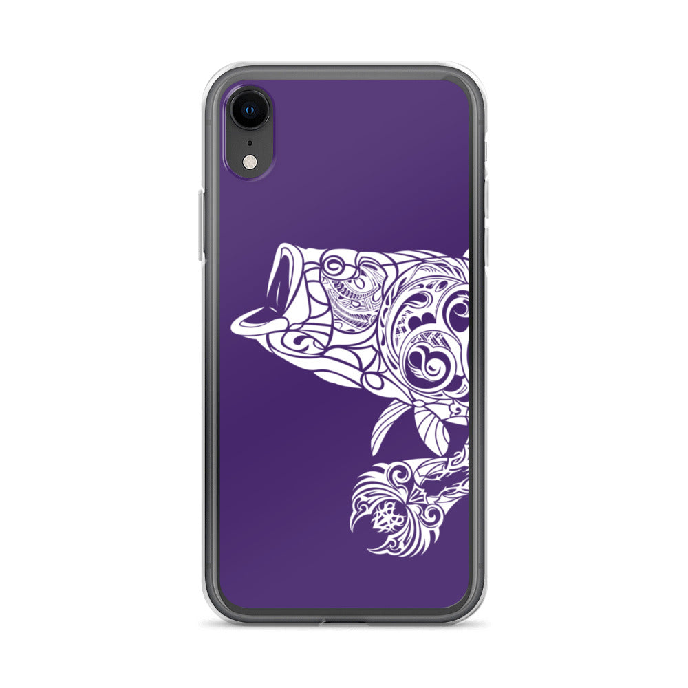 iPhone Case - Largemouth Bass - Purple