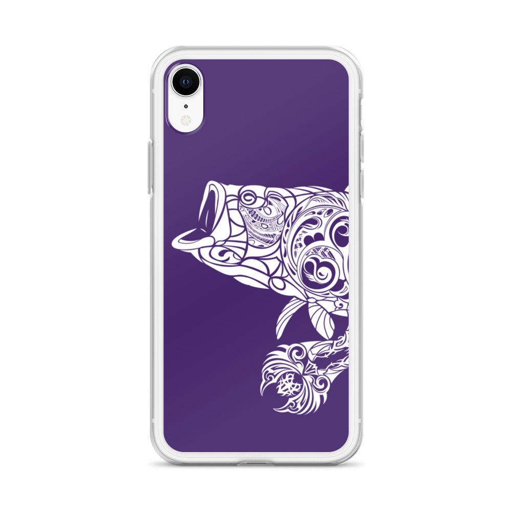 iPhone Case - Largemouth Bass - Purple