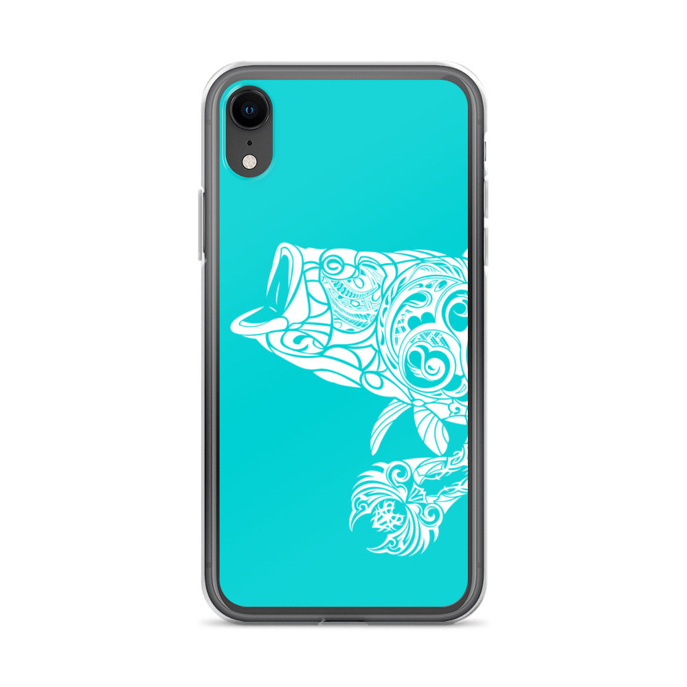 iPhone Case - Largemouth Bass - Turquosie