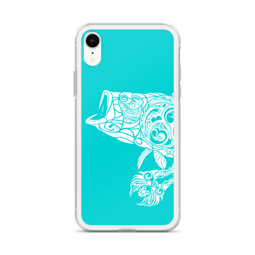 iPhone Case - Largemouth Bass - Turquosie