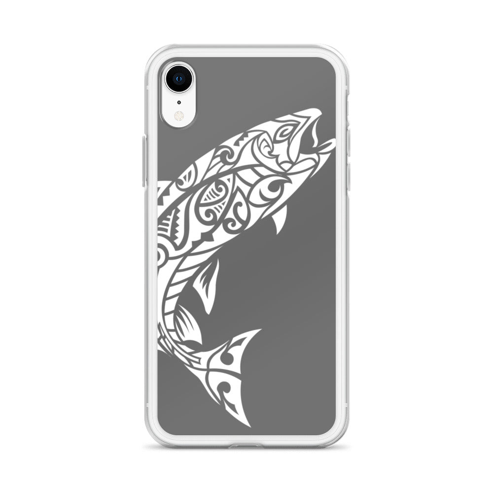 iPhone Case - Rainbow Trout - Grey