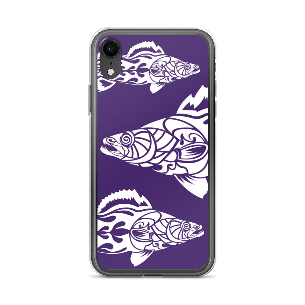 iPhone Case- Walleye - Purple