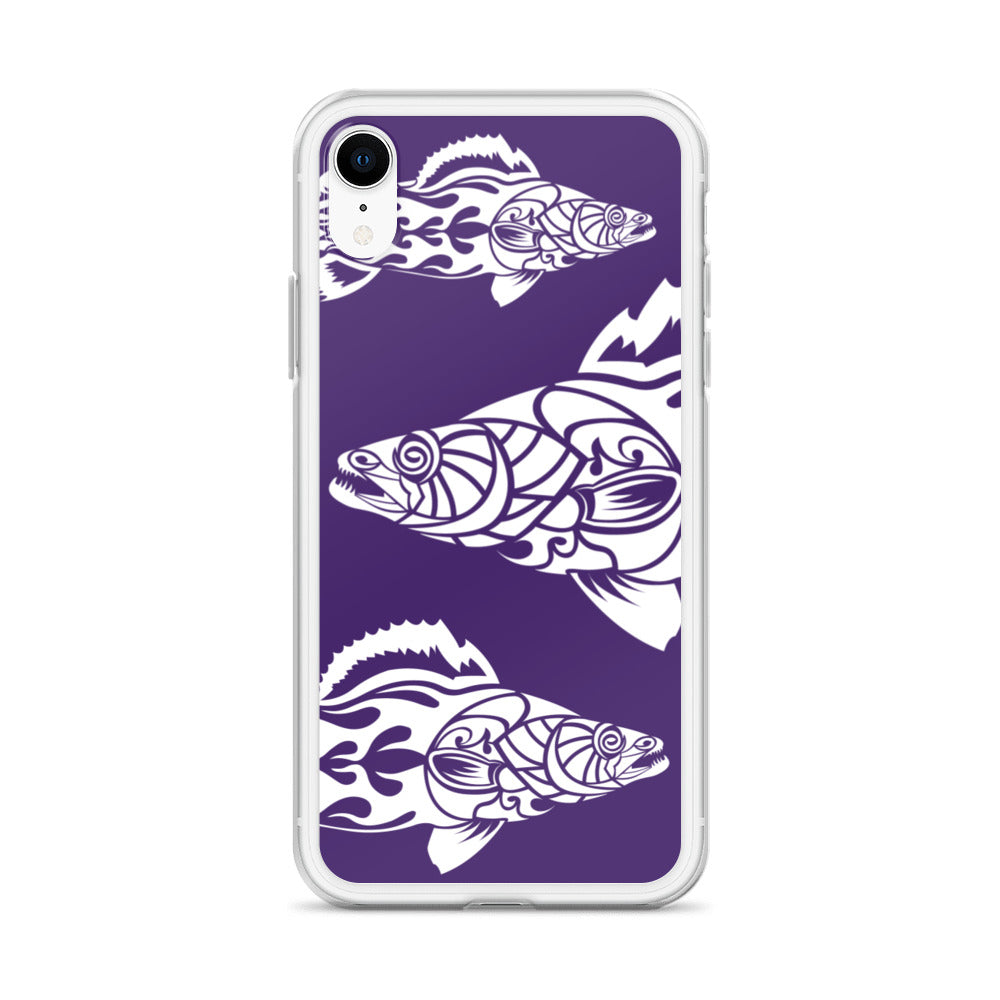 iPhone Case- Walleye - Purple