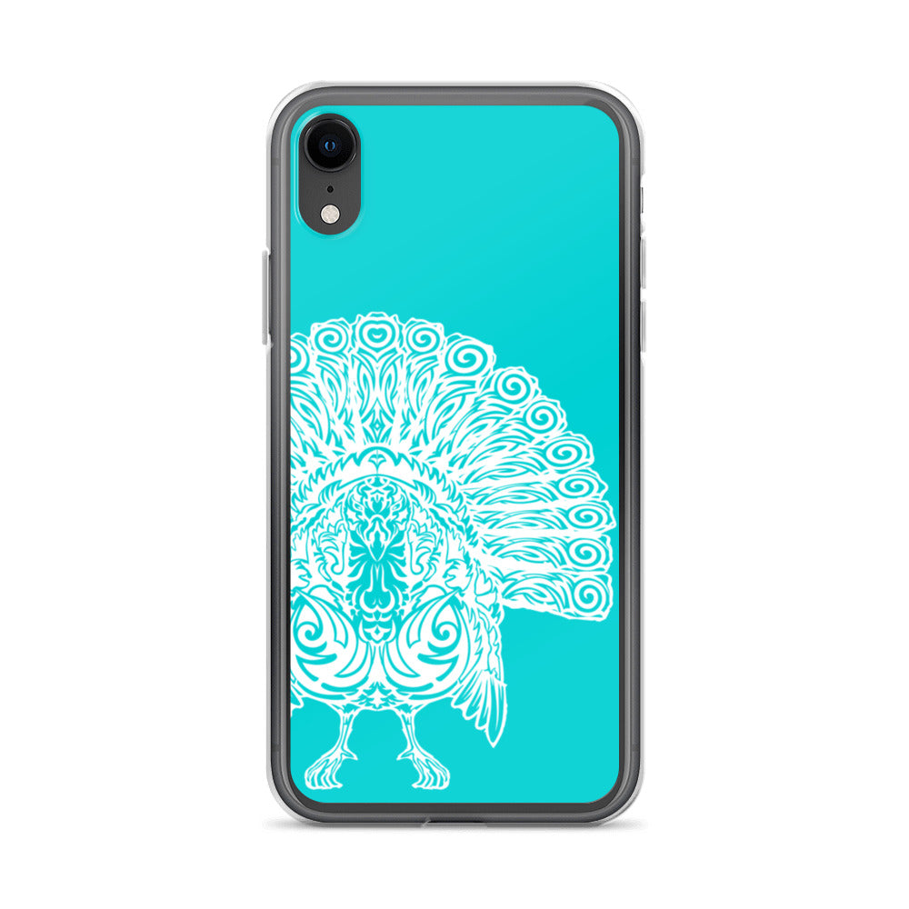 iPhone Case- Wild Turkey - Turquoise