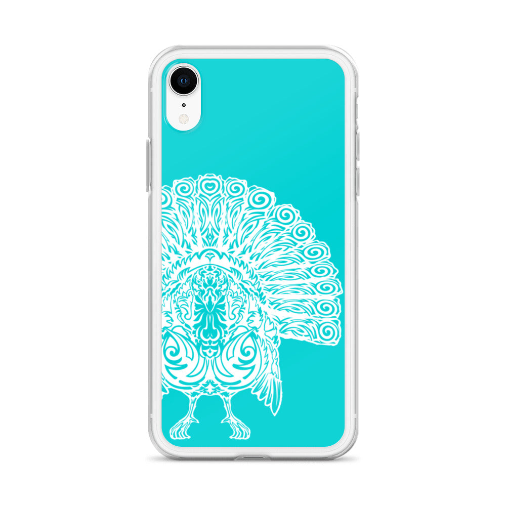 iPhone Case- Wild Turkey - Turquoise