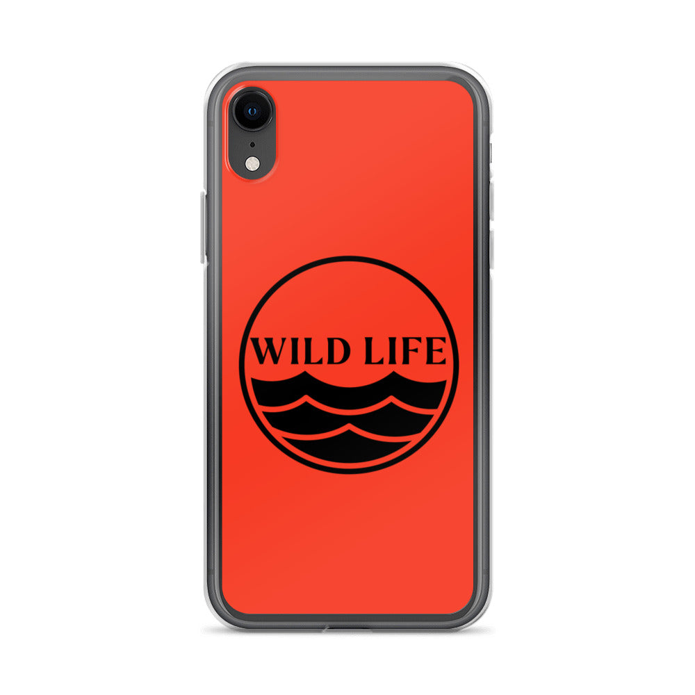 WILD LIFE iPhone Case - Fire Orange