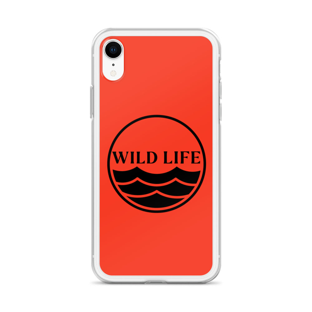 WILD LIFE iPhone Case - Fire Orange