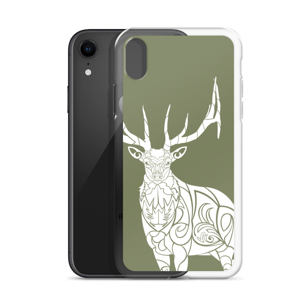 iPhone Case - Elk - Forest Green