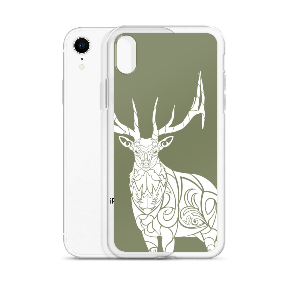 iPhone Case - Elk - Forest Green