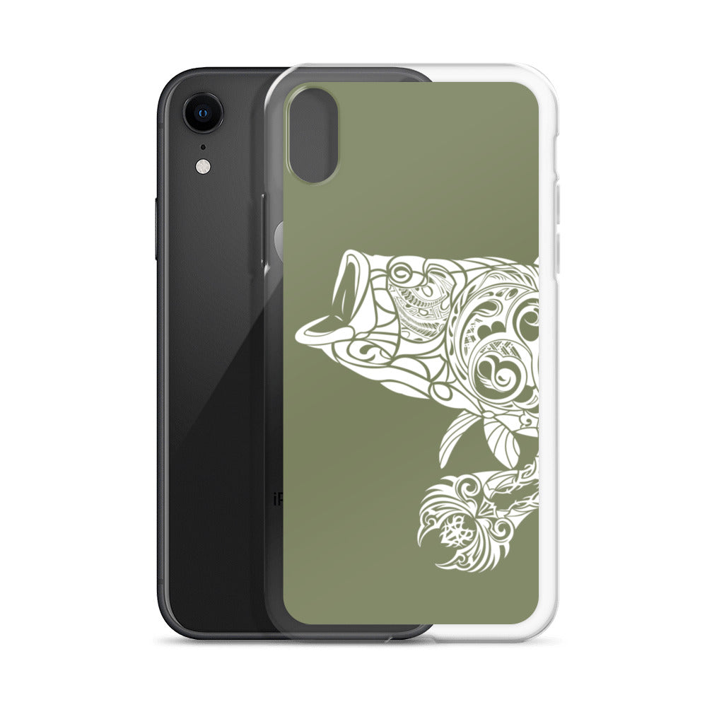 iPhone Case - Largemouth Bass - Forest Green