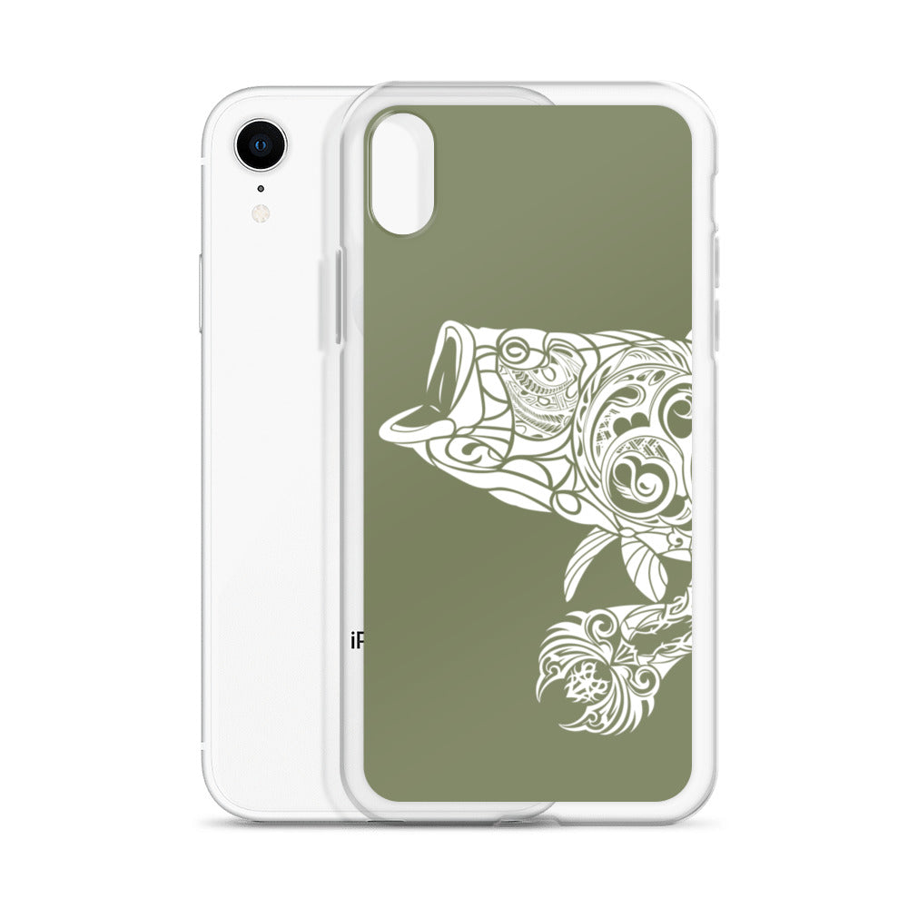 iPhone Case - Largemouth Bass - Forest Green