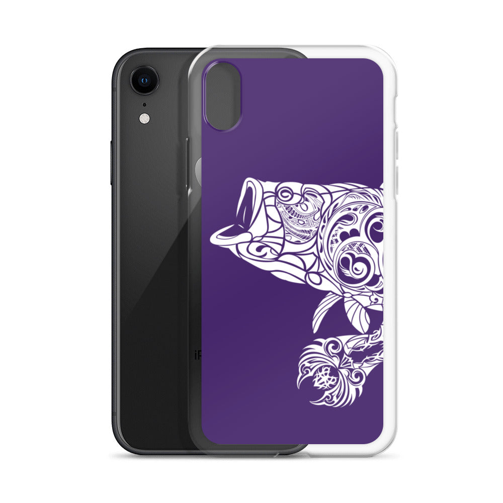 iPhone Case - Largemouth Bass - Purple