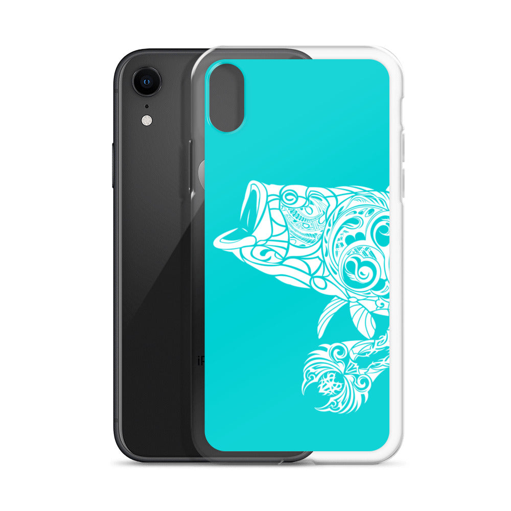 iPhone Case - Largemouth Bass - Turquosie