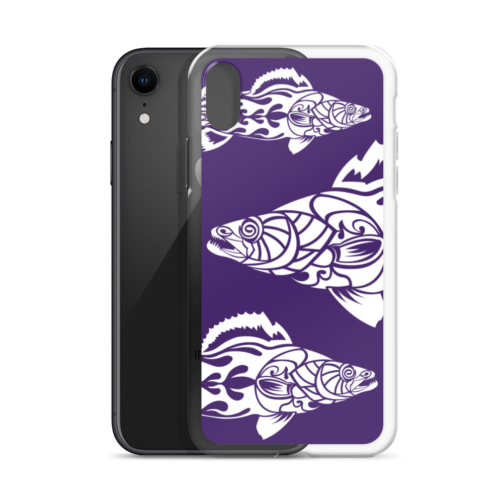 iPhone Case- Walleye - Purple